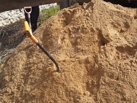 выгрузка песка