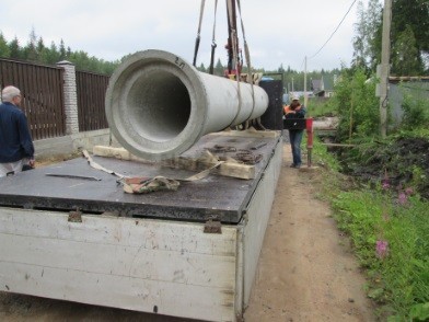 доставка бетонной трубы